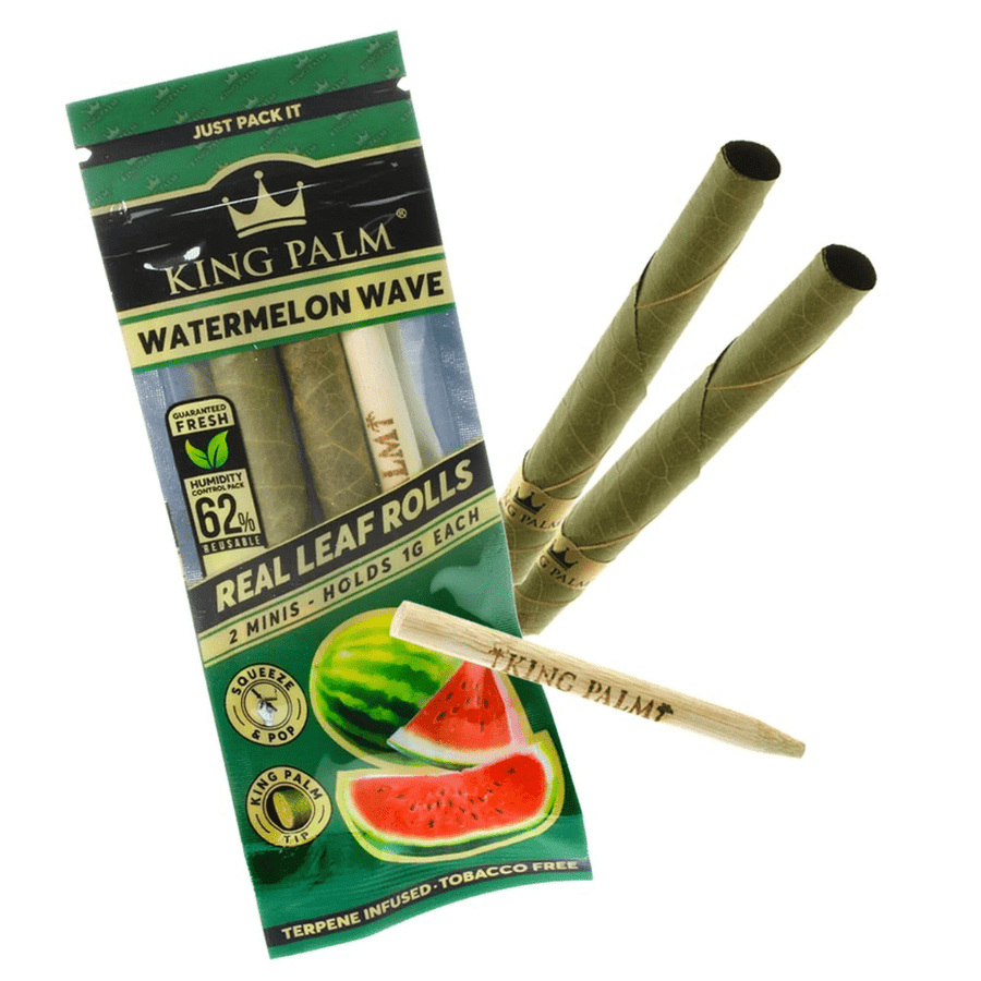 King Palm 2 Slim Rolls-Watermelon Vapexcape Vape and Bong Shop Regina Saskatchewan