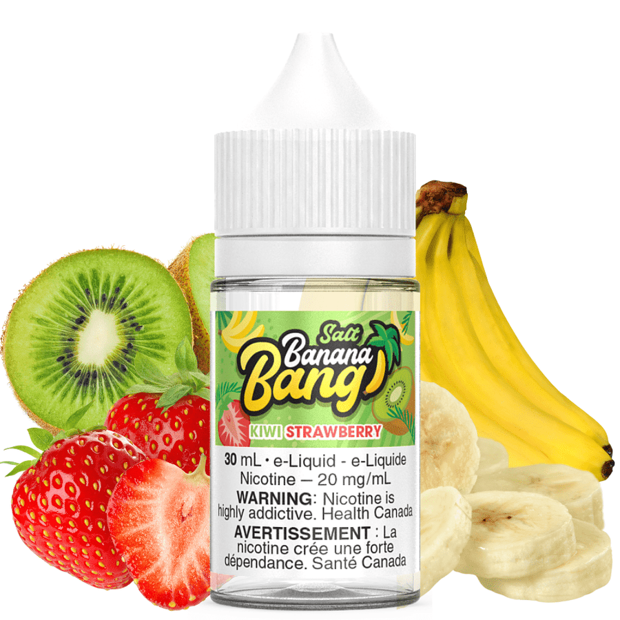 Kiwi Strawberry Salt by Banana Bang E-Liquid 12mg / 30ml Vapexcape Vape and Bong Shop Regina Saskatchewan