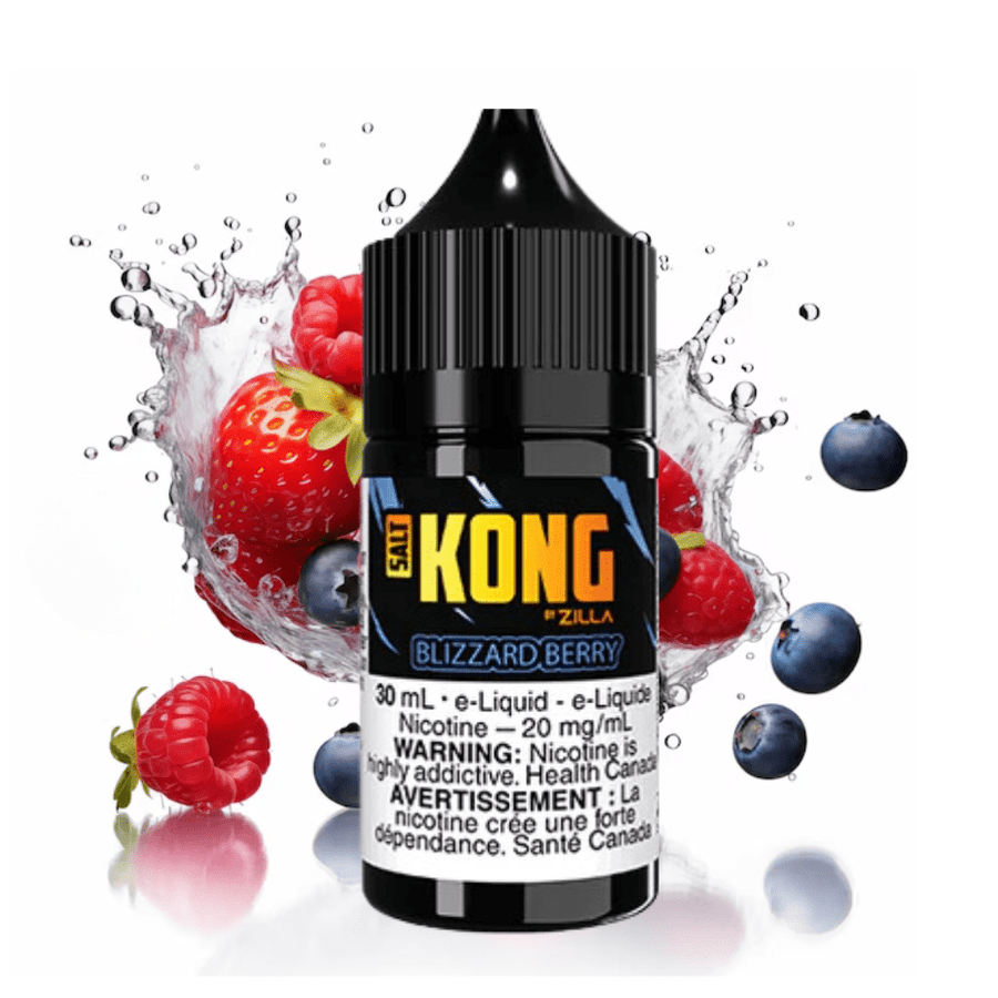 Kong Salt by Zilla-Blizzard Berry Vapexcape Vape and Bong Shop Regina Saskatchewan