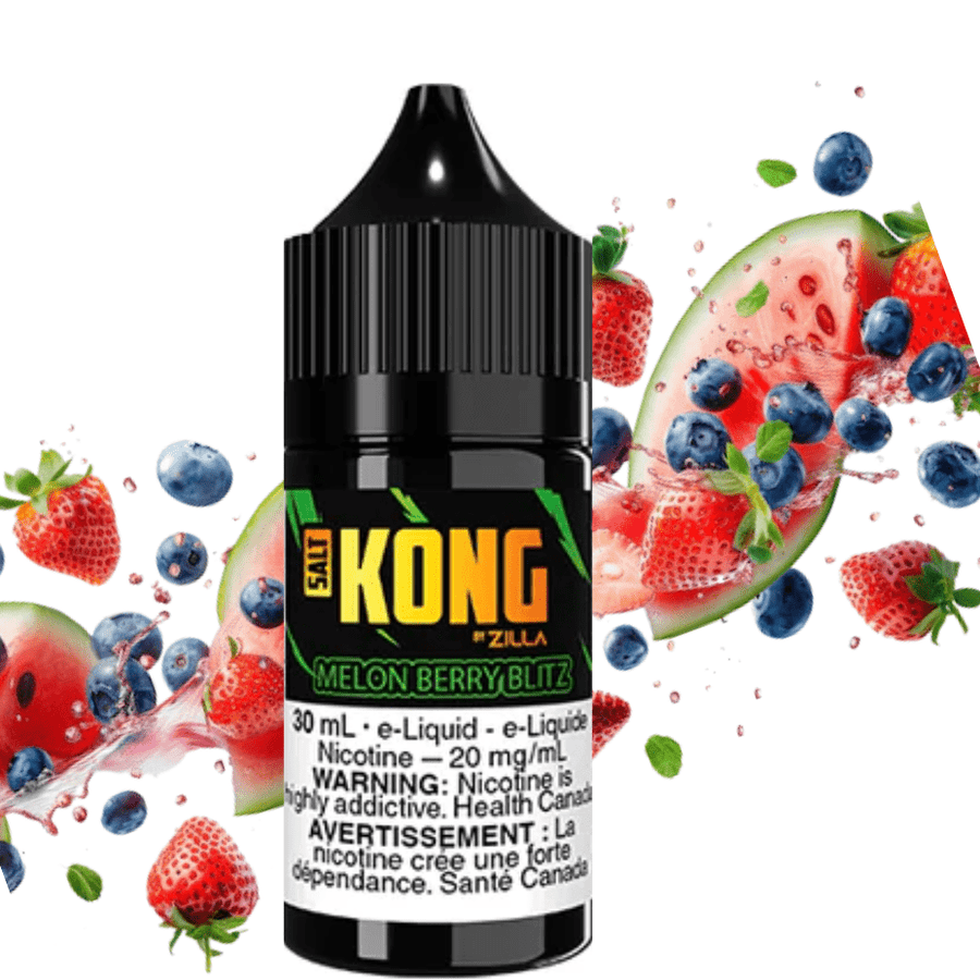 Kong Salt by Zilla-Melon Berry Blitz Vapexcape Vape and Bong Shop Regina Saskatchewan