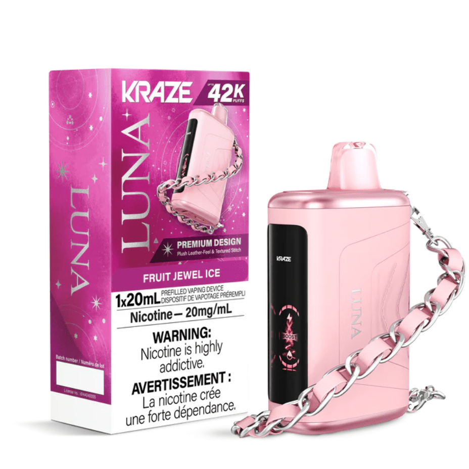 Kraze Luna Disposable Vape-Fruit Jewel Ice Vapexcape Vape and Bong Shop Regina Saskatchewan