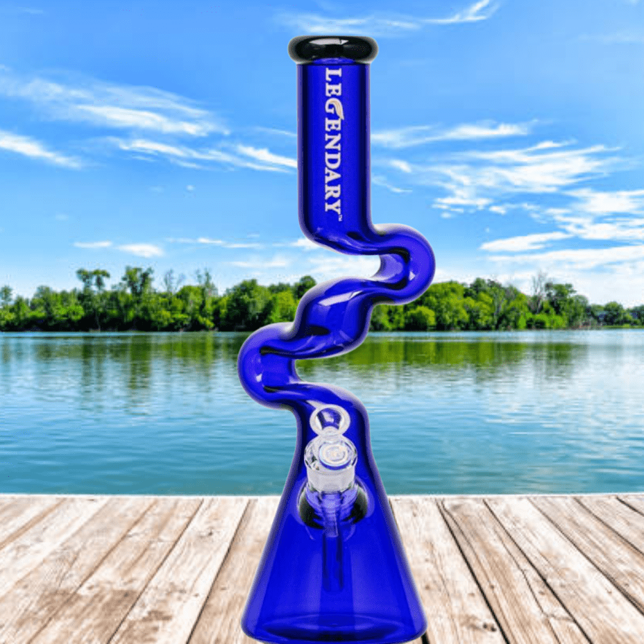 Legendary 7mm Zong 3-Arm Bong-16" 16" Vapexcape Vape and Bong Shop Regina Saskatchewan