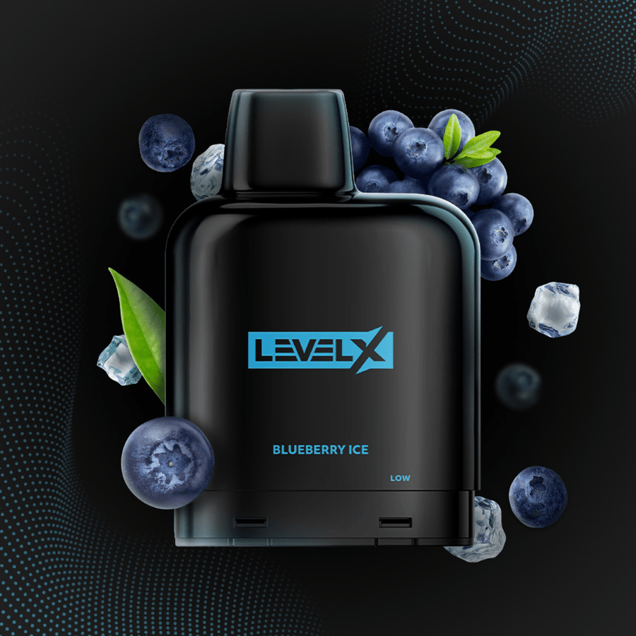 Level X Essential Pod-Blueberry Ice 7000 Puffs / 20mg Vapexcape Vape and Bong Shop Regina Saskatchewan