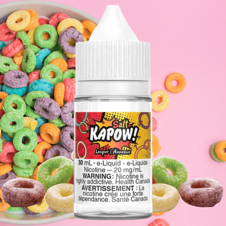 Looper Salt by Kapow E-liquid 30ml / 12mg Vapexcape Vape and Bong Shop Regina Saskatchewan