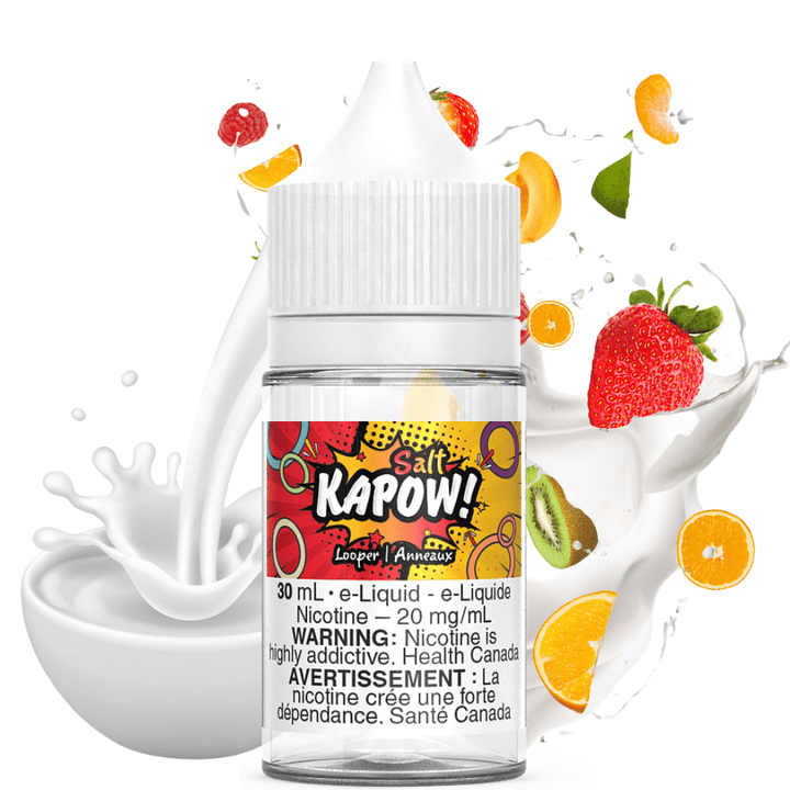 Looper Salt by Kapow E-liquid Vapexcape Vape and Bong Shop Regina Saskatchewan