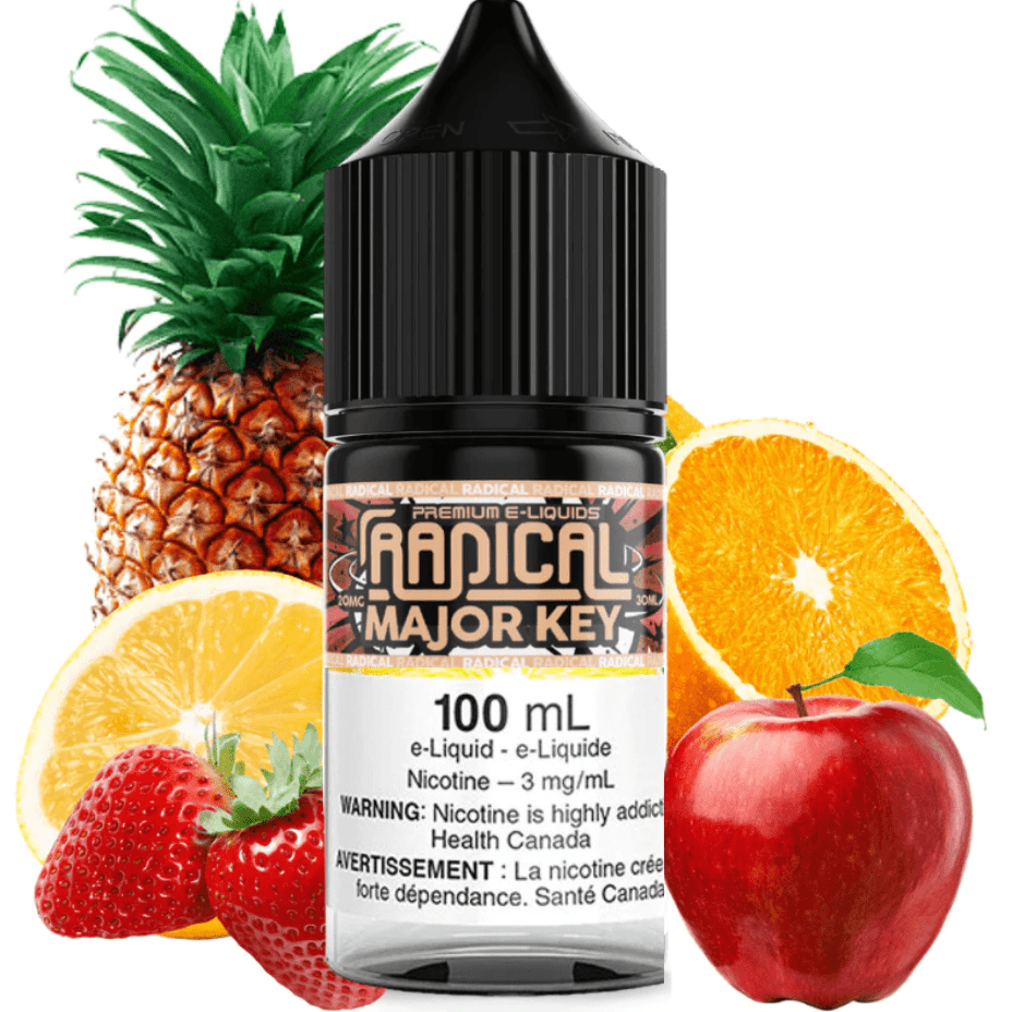 Major Key by Radical E-liquid-100ml 100ml / 3mg Vapexcape Vape and Bong Shop Regina Saskatchewan