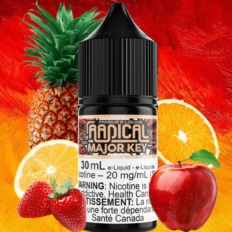 Major Key Salt Nic by Radical E-liquid Vapexcape Vape and Bong Shop Regina Saskatchewan