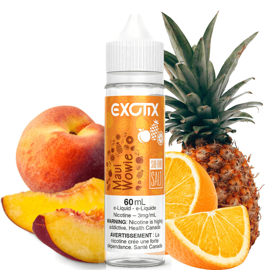 Maui Wowie By Exotix E-Liquid 60mL / 3mg Vapexcape Vape and Bong Shop Regina Saskatchewan