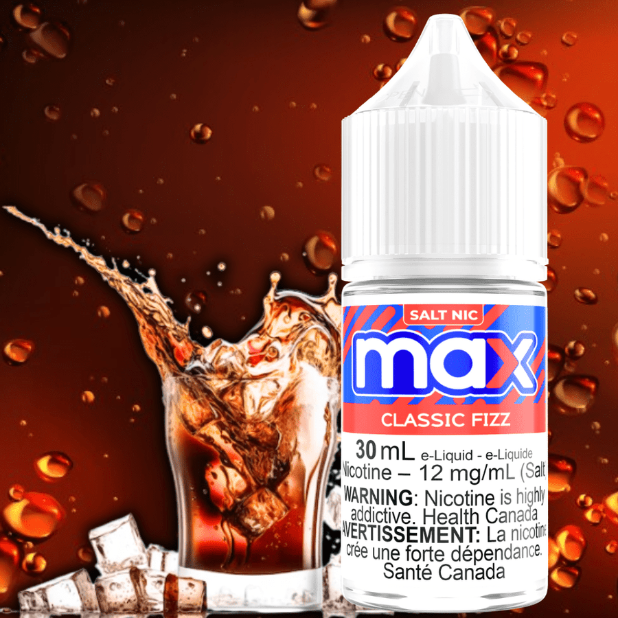 Max E-Liquid - Classic Fizz Salt 30ml / 12mg Vapexcape Vape and Bong Shop Regina Saskatchewan