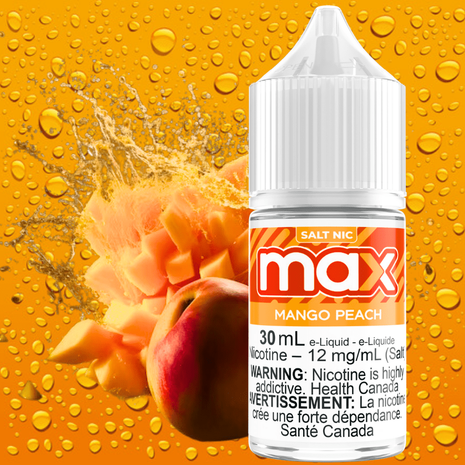 Max E-Liquid - Mango Peach Salt Vapexcape Vape and Bong Shop Regina Saskatchewan