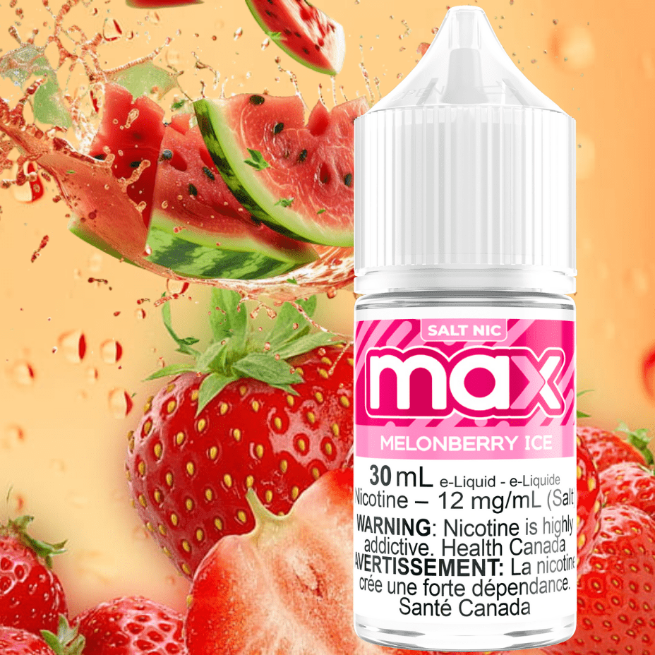 Max E-Liquid - Melonberry Ice Salt Vapexcape Vape and Bong Shop Regina Saskatchewan