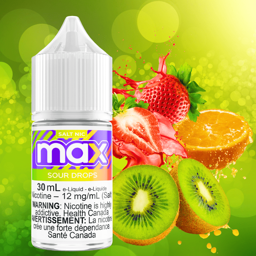 Max E-Liquid - Sour Drops Salt Vapexcape Vape and Bong Shop Regina Saskatchewan