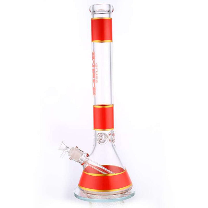 MGM Glass 7mm Banded Logo Beaker Bong-18" Vapexcape Vape and Bong Shop Regina Saskatchewan