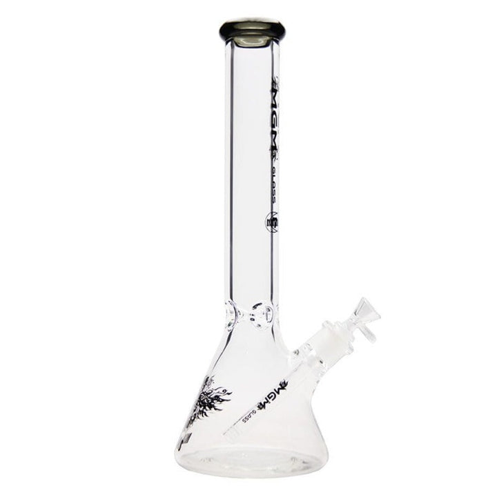 MGM Glass 9mm Logo Beaker-12" Vapexcape Vape and Bong Shop Regina Saskatchewan