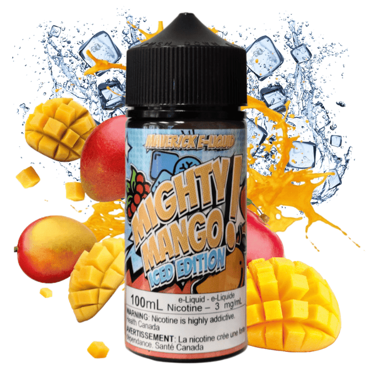 Mighty Mango Iced by Maverick E-Liquid-100ml 100ml / 3mg Vapexcape Vape and Bong Shop Regina Saskatchewan