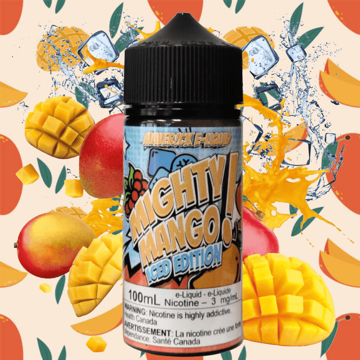 Mighty Mango Iced by Maverick E-Liquid-100ml Vapexcape Vape and Bong Shop Regina Saskatchewan