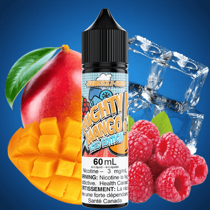 Mighty Mango Iced by Maverick E-Liquid Vapexcape Vape and Bong Shop Regina Saskatchewan