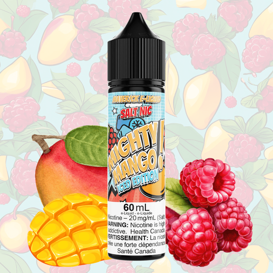 Mighty Mango Iced Salt by Maverick E-Liquid 60mL / 20mg Vapexcape Vape and Bong Shop Regina Saskatchewan