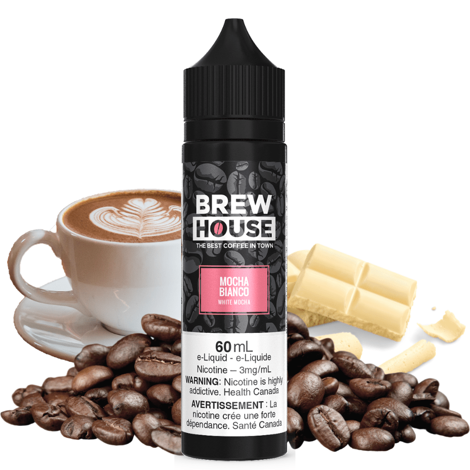 Mocha Bianco by Brew House E-Liquid 60ml / 3mg Vapexcape Vape and Bong Shop Regina Saskatchewan