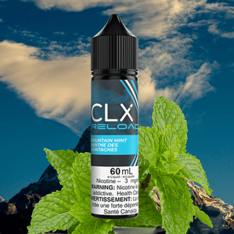 Mountain Mint by CLX E-Liquid 60mL / 3mg Vapexcape Vape and Bong Shop Regina Saskatchewan