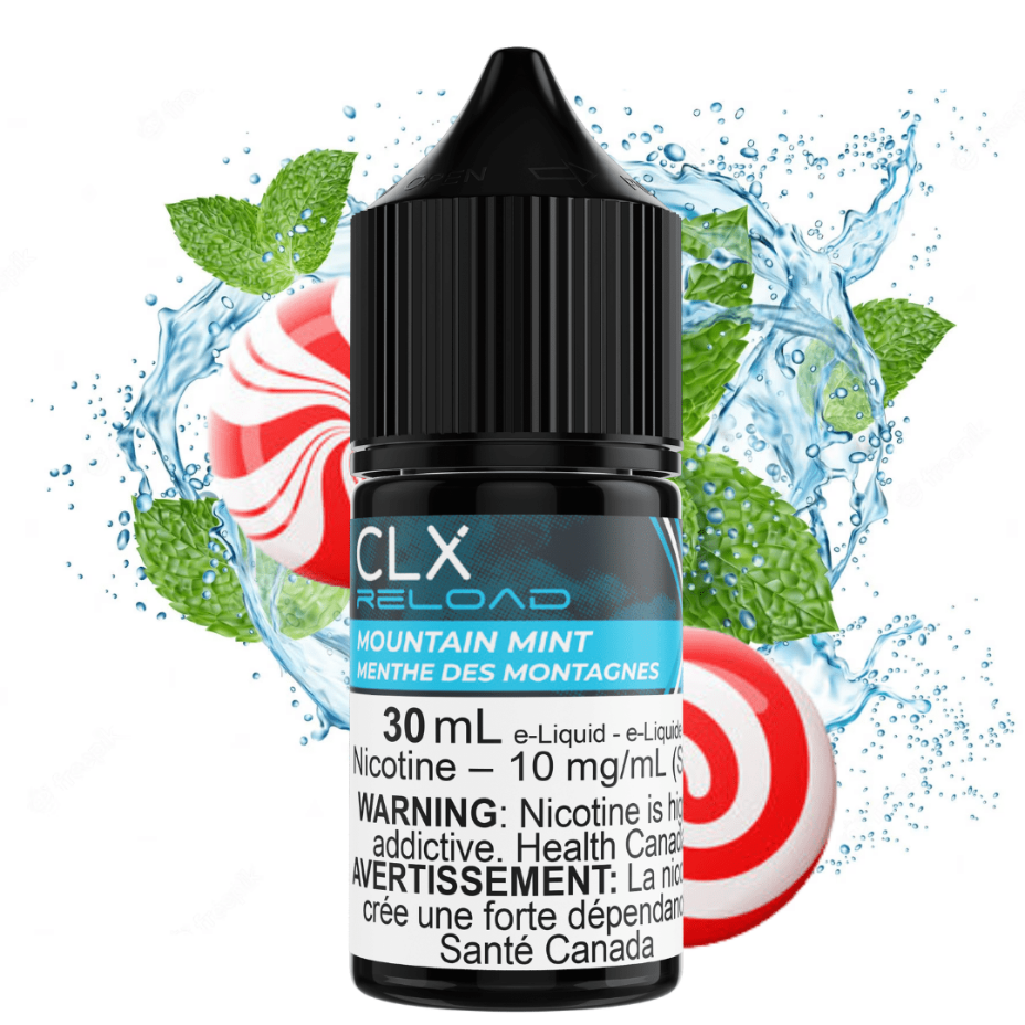 Mountain Mint Salt by CLX Reload E-Liquid Vapexcape Vape and Bong Shop Regina Saskatchewan