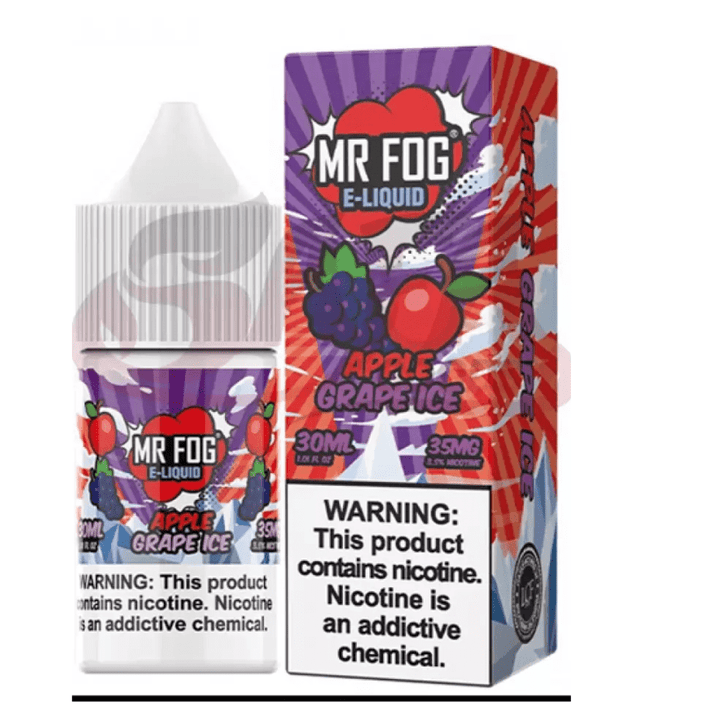 Mr. Fog Salt-Grape Apple Ice-30ml 30ml / 20mg Vapexcape Vape and Bong Shop Regina Saskatchewan