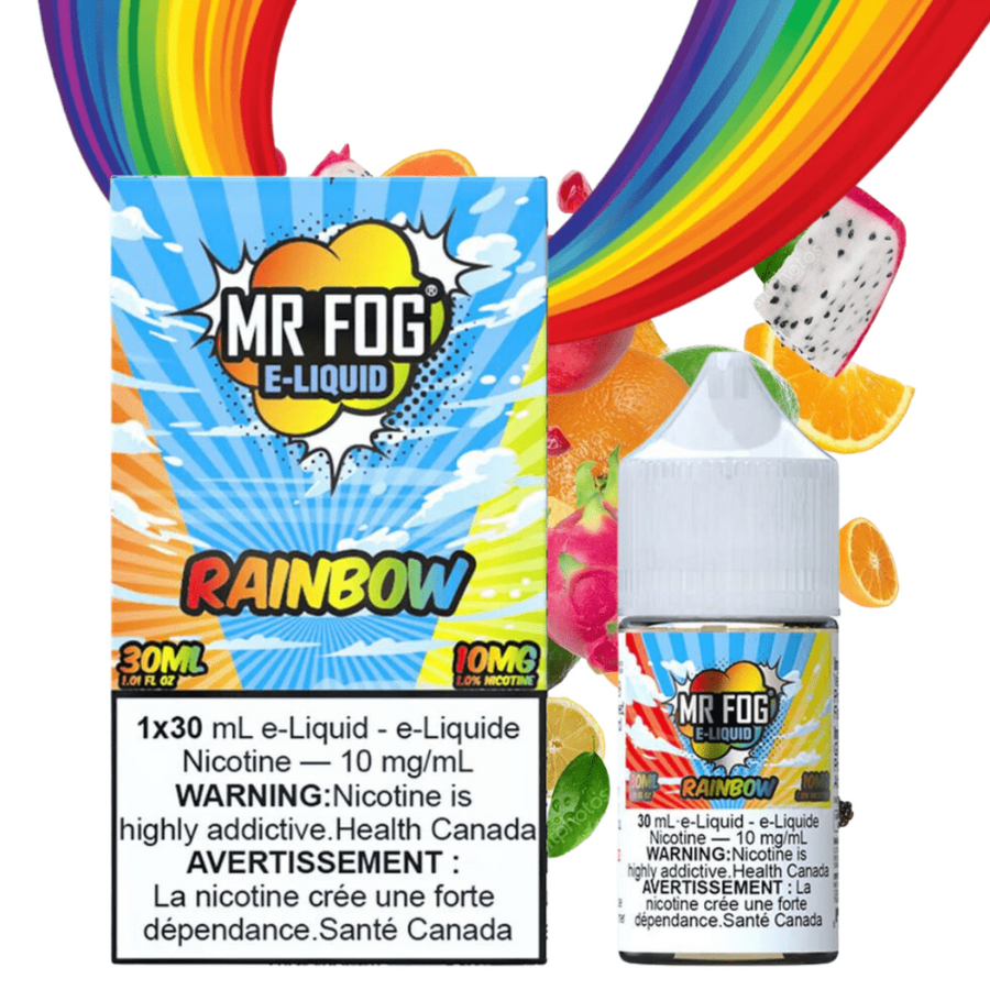 Mr. Fog Salt-Rainbow 30ml 30ml / 20mg Vapexcape Vape and Bong Shop Regina Saskatchewan