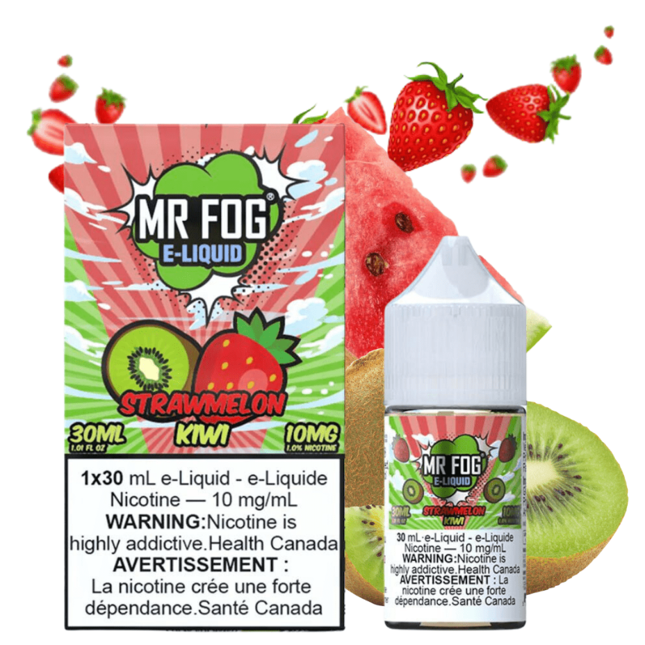 Mr. Fog Salt-StrawMelon Kiwi-30ml 30ml / 20mg Vapexcape Vape and Bong Shop Regina Saskatchewan