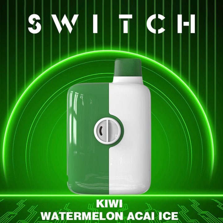 Mr Fog Switch 5500 Rechargeable Disposable-Kiwi Watermelon Acai Ice 5500 Puffs / 20mg Vapexcape Vape and Bong Shop Regina Saskatchewan