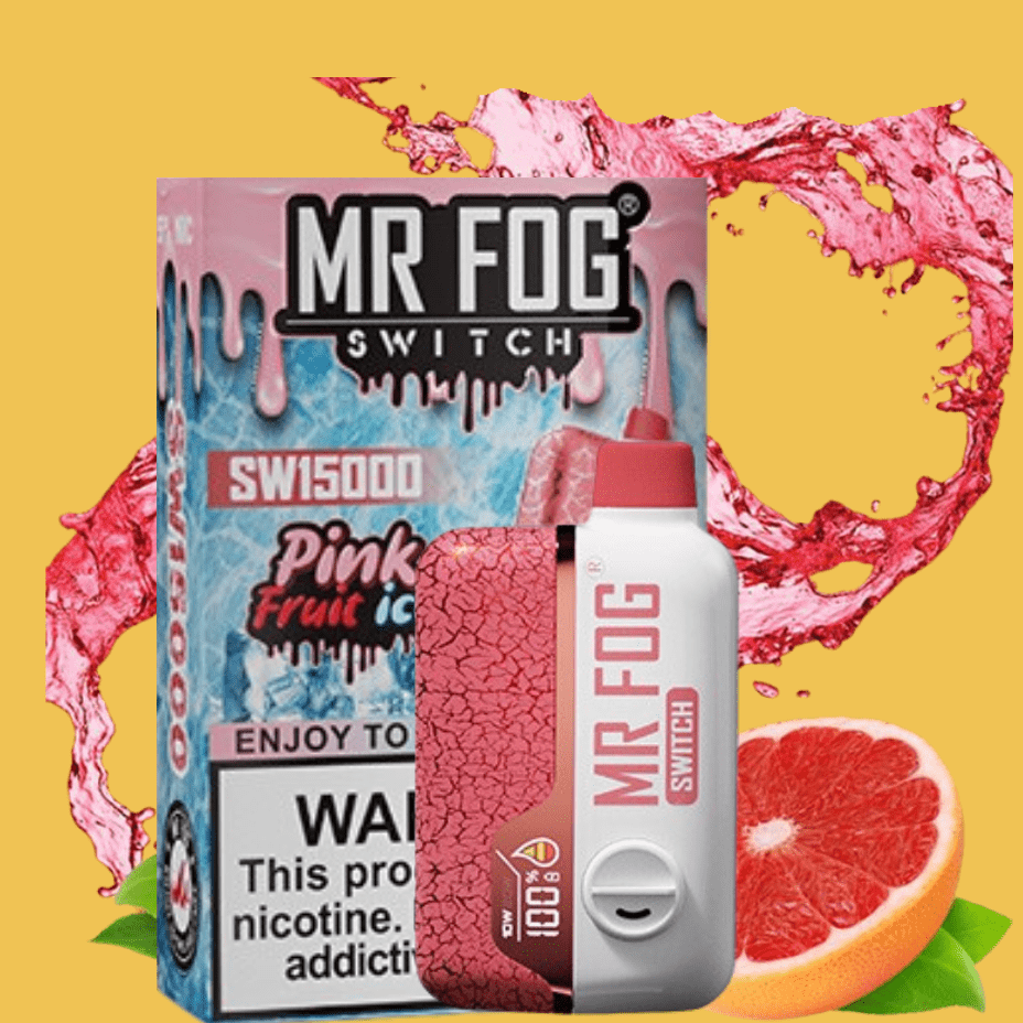 Mr Fog Switch SW15000 Disposable Vape-Pink Fruit 15000 Puffs Vapexcape Vape and Bong Shop Regina Saskatchewan