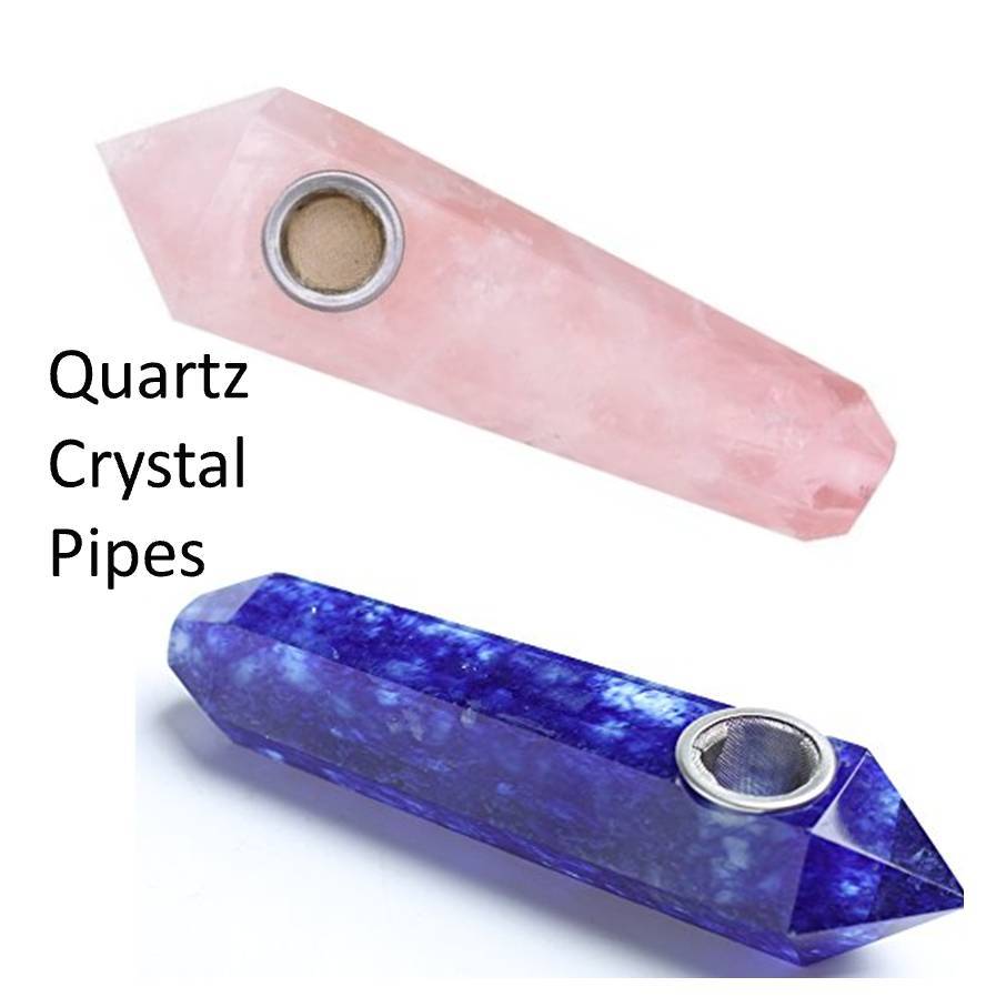 Natural Crystal Hand Pipes Vapexcape Vape and Bong Shop Regina Saskatchewan