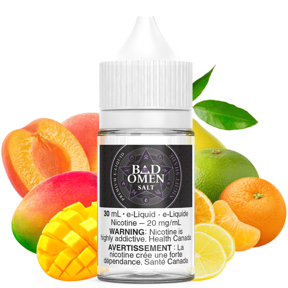 Night Shade Salt By Bad Omen E-Liquid 30ml / 12mg Vapexcape Vape and Bong Shop Regina Saskatchewan