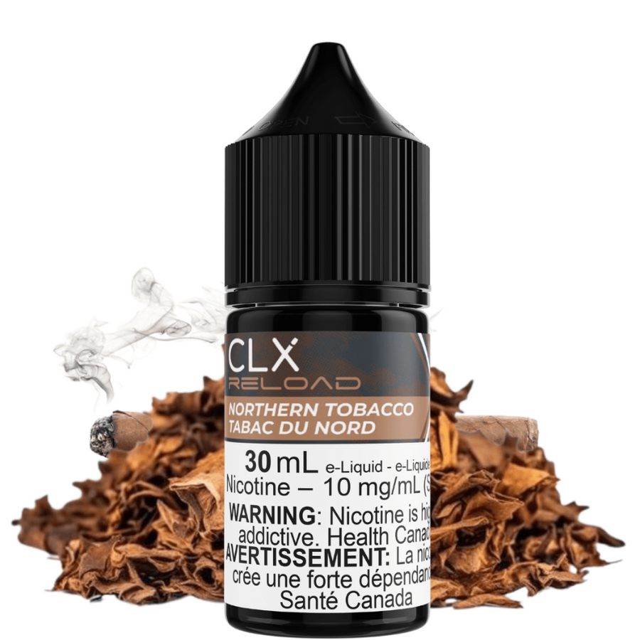 Northern Tobacco Salt by CLX Reload E-Liquid Vapexcape Vape and Bong Shop Regina Saskatchewan