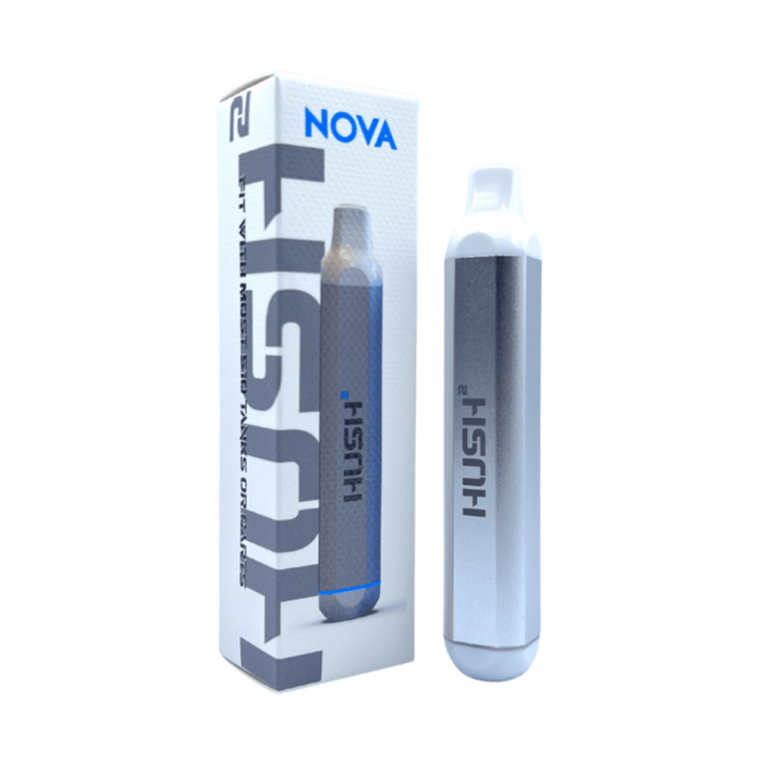 Nova Hush 2 510 Thread Battery White Metal Vapexcape Vape and Bong Shop Regina Saskatchewan