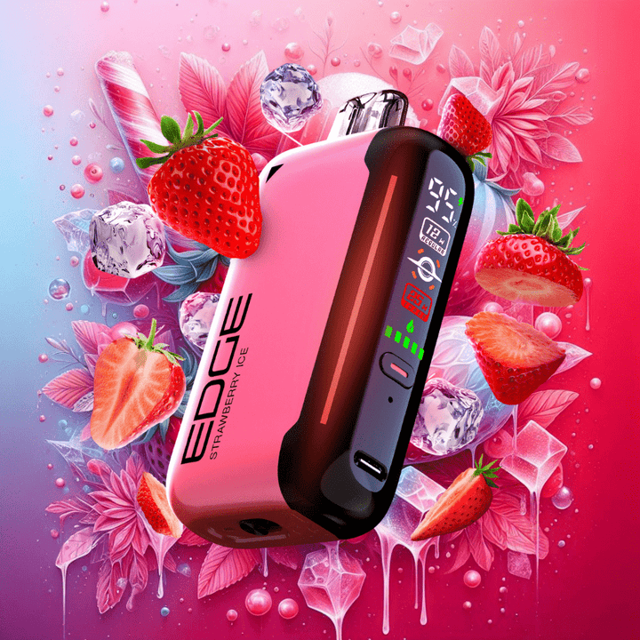 NVZN Edge 20K Disposable Vape-Strawberry Ice 20000 Puffs / 20mg Vapexcape Vape and Bong Shop Regina Saskatchewan