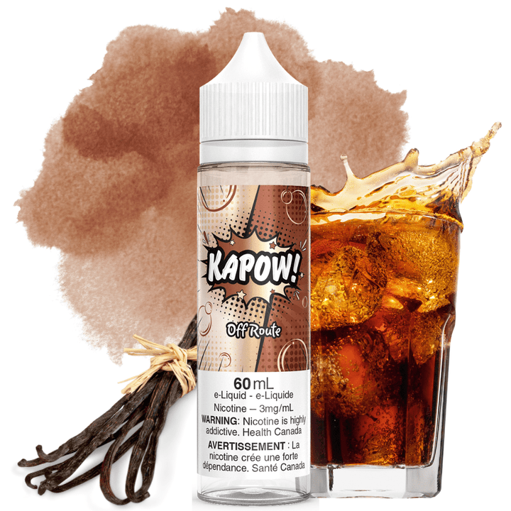 Off Route by Kapow E-Liquid 60ml / 0mg Vapexcape Vape and Bong Shop Regina Saskatchewan