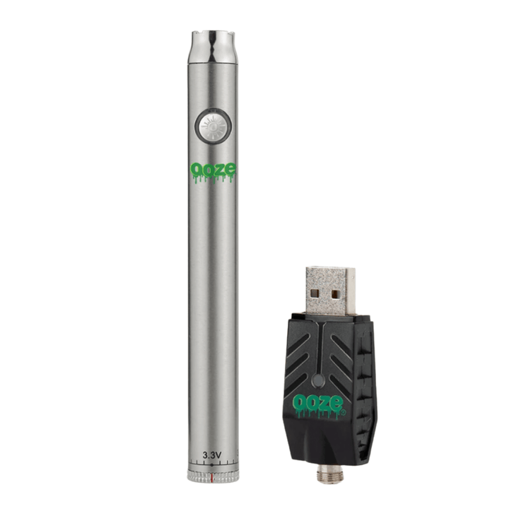 OOZE Slim Twist 510 Adjustable Battery 320mAh / Cosmic Chrome Vapexcape Vape and Bong Shop Regina Saskatchewan