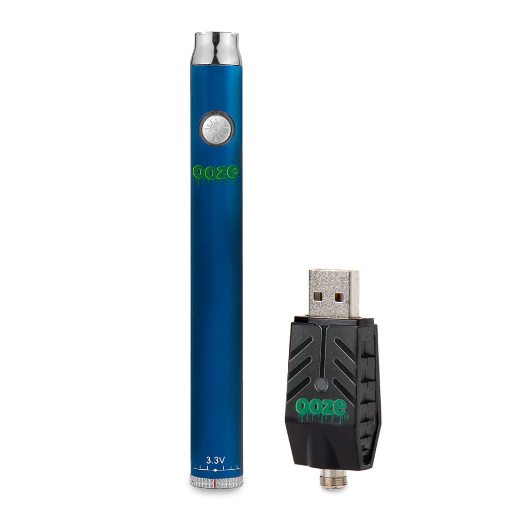 OOZE Slim Twist 510 Adjustable Battery 320mAh / Sapphire Blue Vapexcape Vape and Bong Shop Regina Saskatchewan