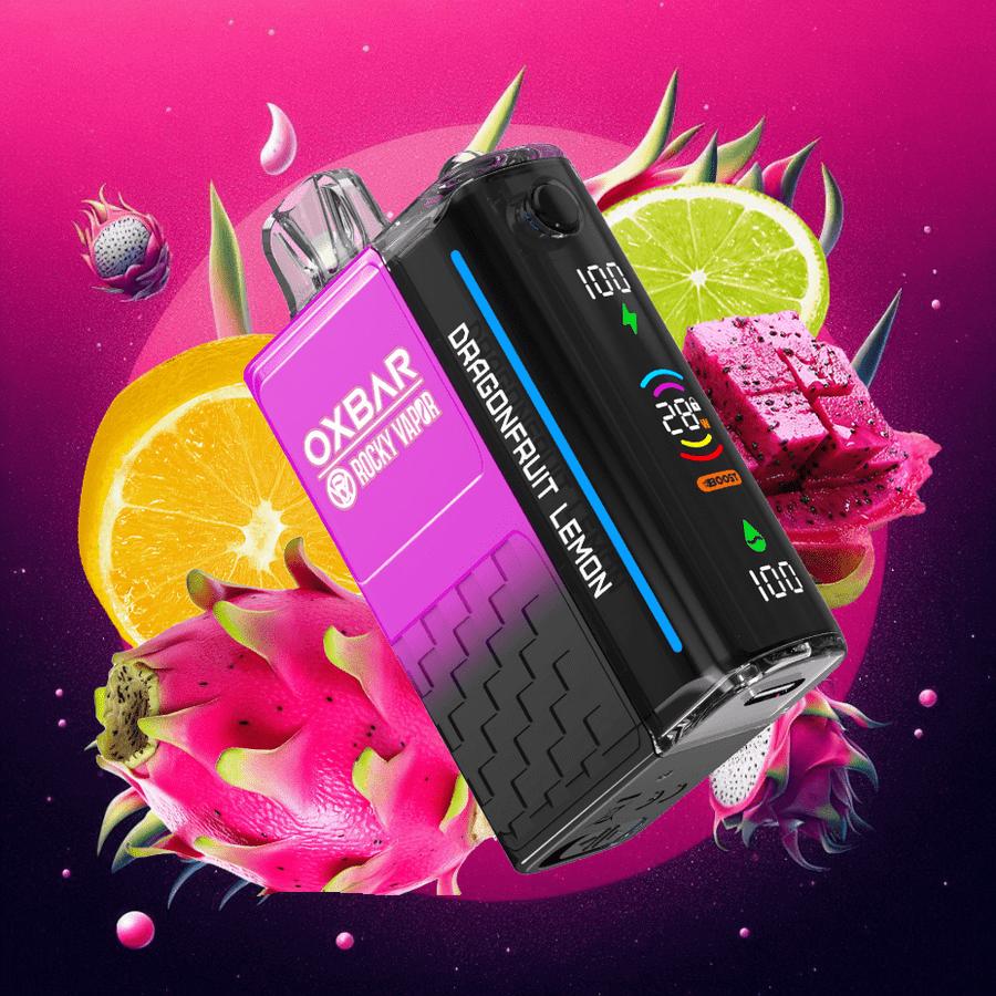 OXBAR M20K Disposable Vape - Dragonfruit Lemon 20mg / 20000 Puffs Vapexcape Vape and Bong Shop Regina Saskatchewan