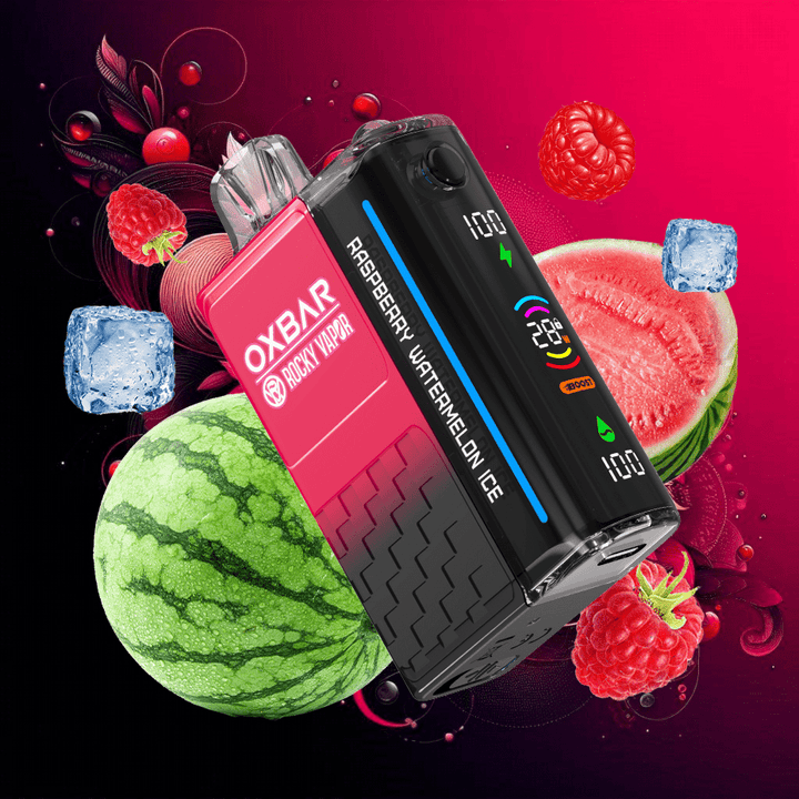 OXBAR M20K Disposable Vape - Raspberry Watermelon 20mg / 20000 Puffs Vapexcape Vape and Bong Shop Regina Saskatchewan