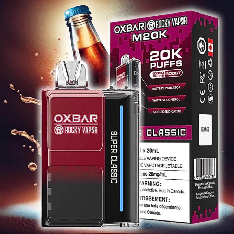 OXBAR M20K Disposable Vape - Super Classic 20000 Vapexcape Vape and Bong Shop Regina Saskatchewan