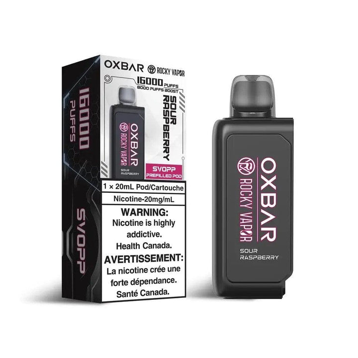 Oxbar SVOPP Pod - Sour Raspberry Vapexcape Vape and Bong Shop Regina Saskatchewan