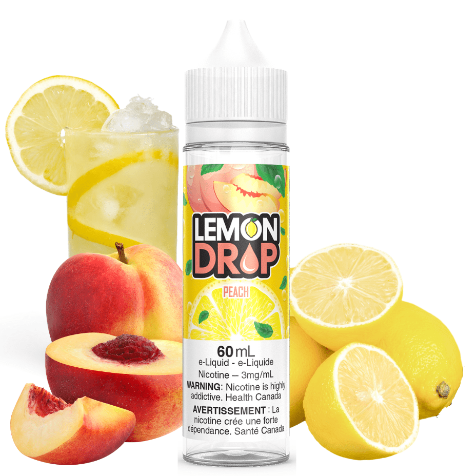 Peach by Lemon Drop E-Liquid 60ml / 3mg Vapexcape Vape and Bong Shop Regina Saskatchewan