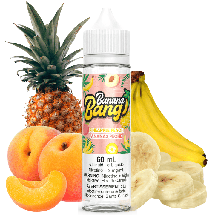 Pineapple Peach by Banana Bang 3mg Vapexcape Vape and Bong Shop Regina Saskatchewan