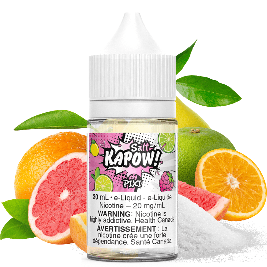 Pixi Salt by Kapow E-Liquid 30ml / 12mg Vapexcape Vape and Bong Shop Regina Saskatchewan