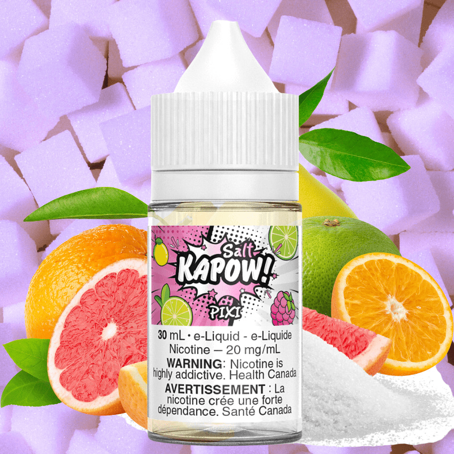 Pixi Salt by Kapow E-Liquid Vapexcape Vape and Bong Shop Regina Saskatchewan