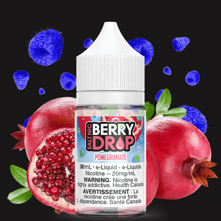 Pomegranate Salt by Berry Drop E-liquid 12mg Vapexcape Vape and Bong Shop Regina Saskatchewan