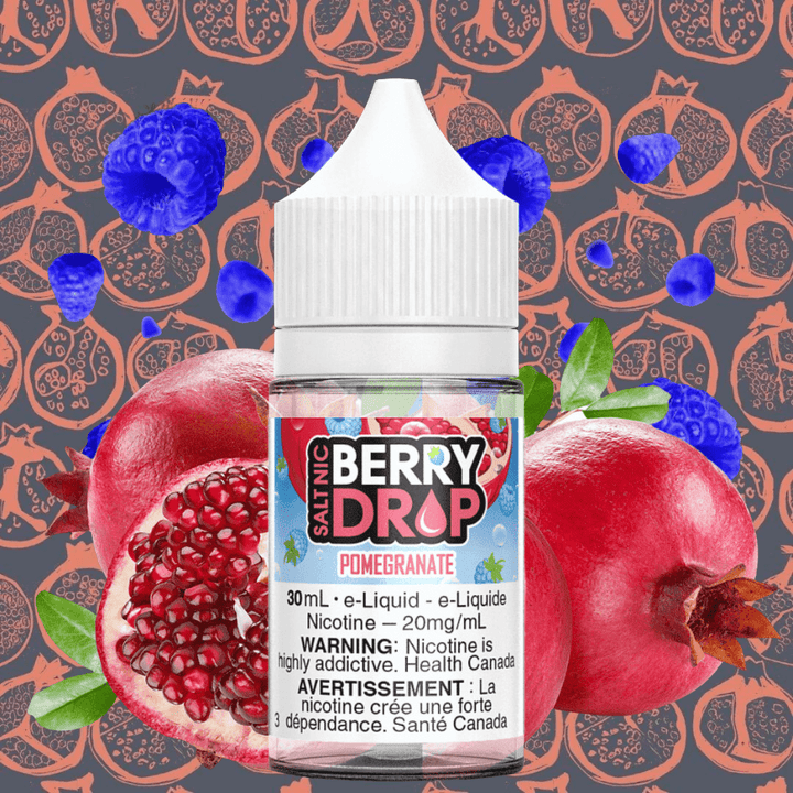 Pomegranate Salt by Berry Drop E-liquid Vapexcape Vape and Bong Shop Regina Saskatchewan