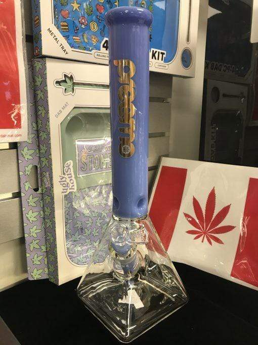 Preemo 16" Pyramid Base Beaker 16" / Milk Blue Vapexcape Vape and Bong Shop Regina Saskatchewan