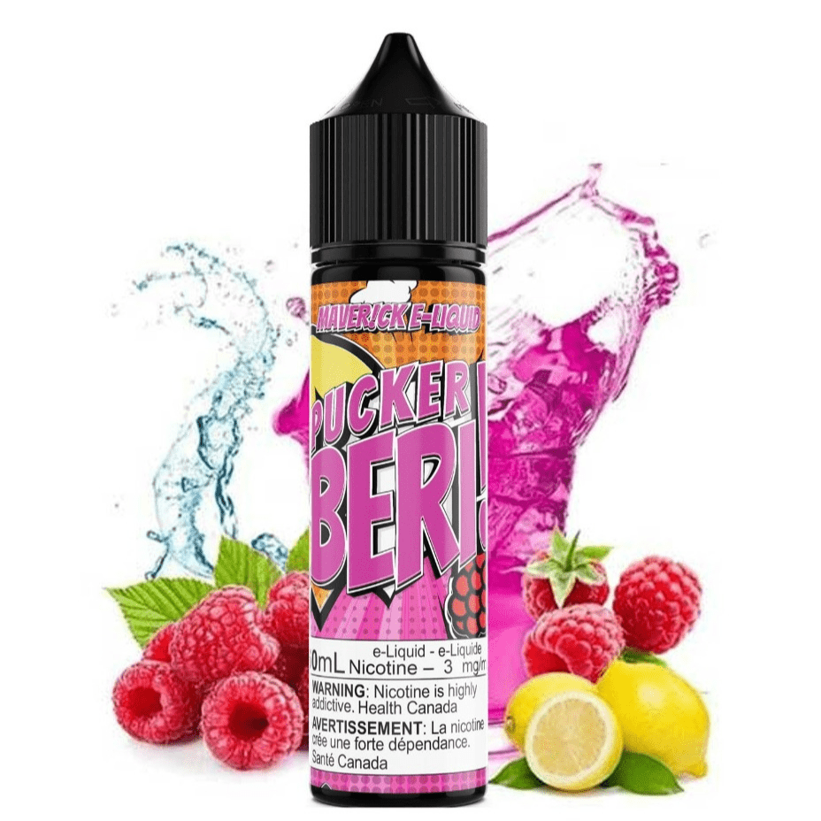 Pucker Beri by Maverick E-Liquid 60ml / 3mg Vapexcape Vape and Bong Shop Regina Saskatchewan